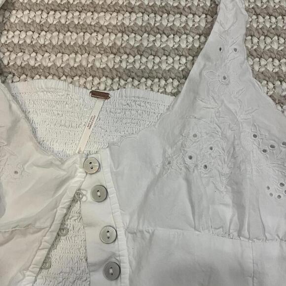 Free People Into You Cotton Eyelet Top - Picture 5 of 5